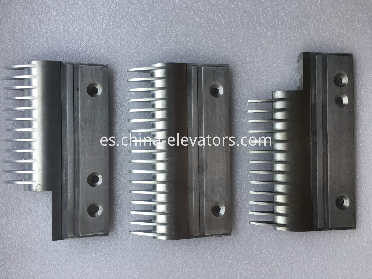 Placa de peine de aluminio para Hyundai Escalators S655BL Aluminum Comb Plate for Hyundai Escalators S655BL